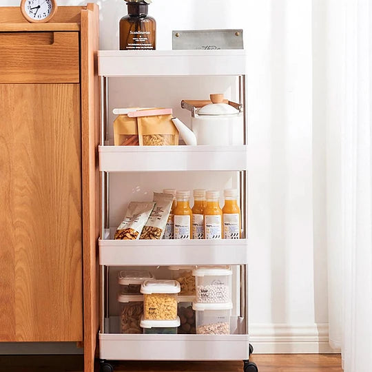 Estante con ruedas 4 niveles