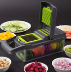 Cortador de Verduras Multifuncional 14 en 1 Rápido, Seguro y Práctico