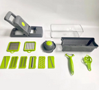 Cortador de Verduras Multifuncional 14 en 1 Rápido, Seguro y Práctico