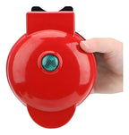 Mini Wafflera Eléctrica Desayunos Rápidos y Deliciosos