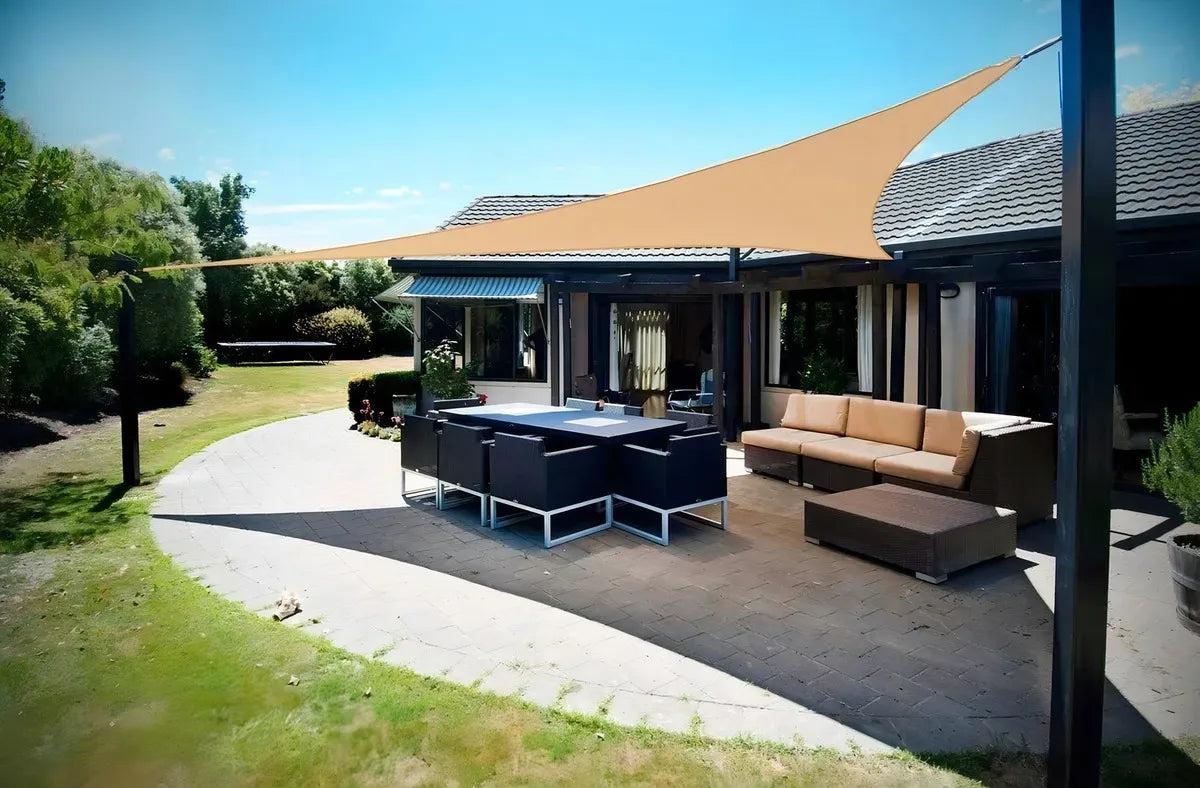 Toldo Vela Triangular 3x3 Protección Solar