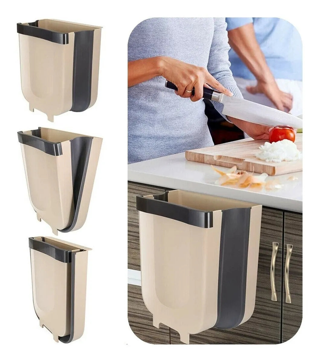 Basurero Plegable para Cocina, Ahorra Espacio y Cocina Sin Desorden