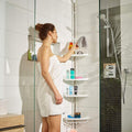 Organizador Esquinero de Baño, 4 Niveles Ajustables