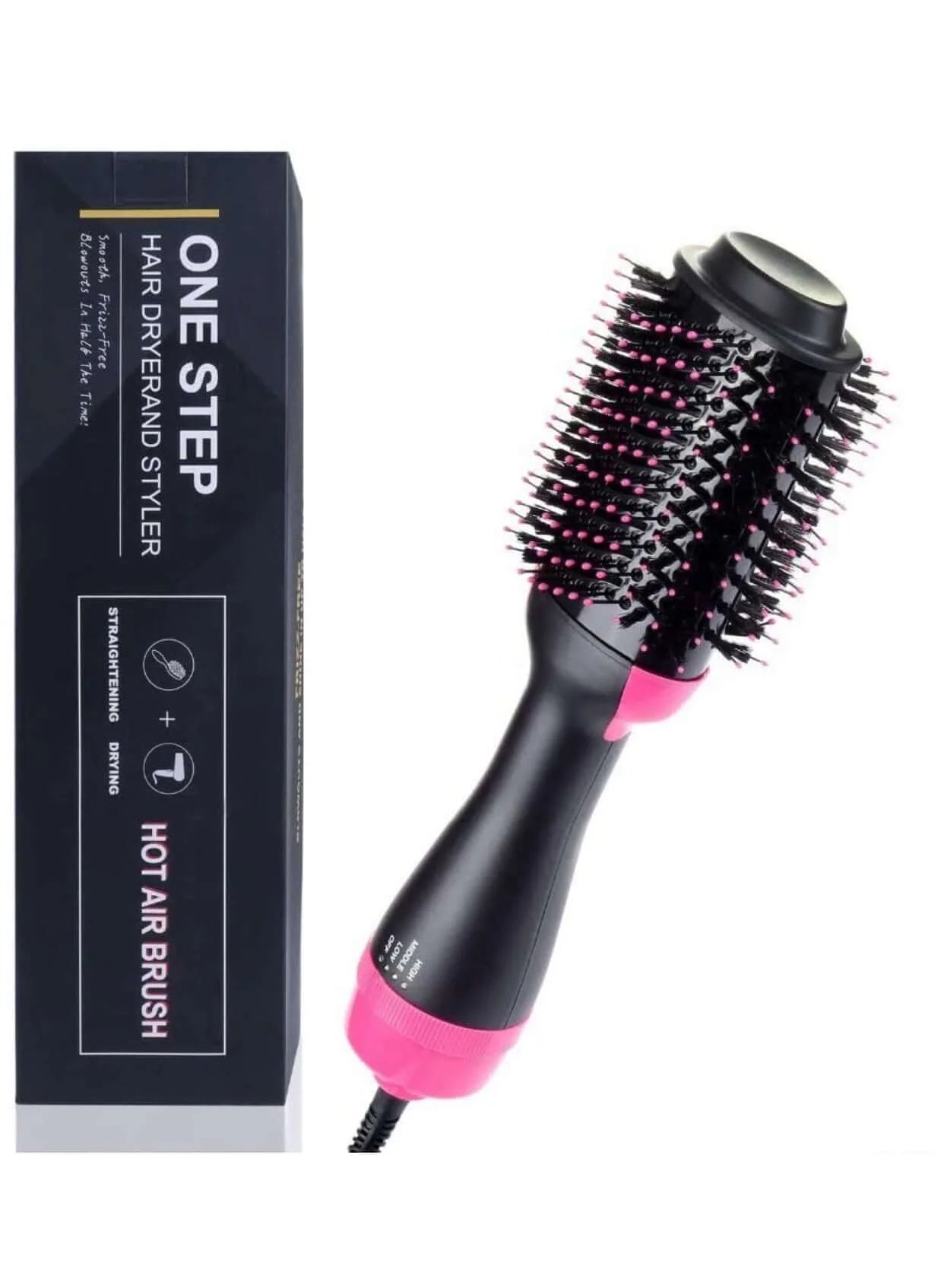 Cepillo Secador ONE STEP 4 en 1  Seca, Alisa y Da Volumen
