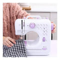 Mini Máquina De Coser Doméstica Multifuncional Blanco