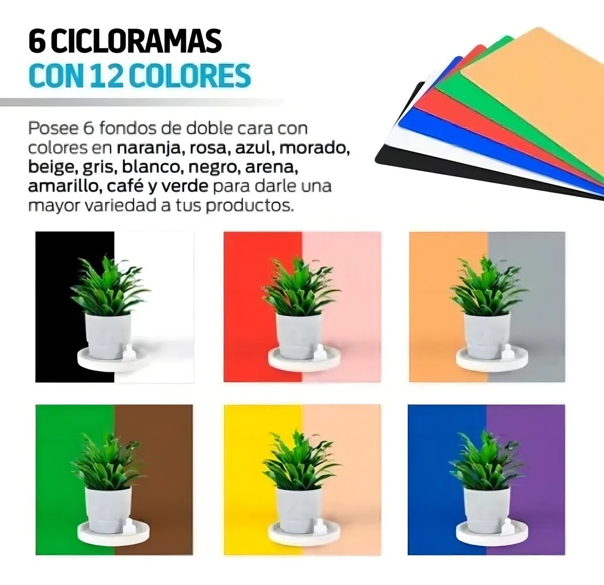 Estudio Fotográfico Portátil 40x40  Caja De Luz Para Foto