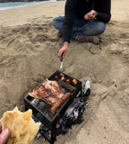 Mini Parrillera Plegable De Carbon Portatil Parrillera