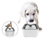 Fuente Bebedero Blanco Para Mascotas Agua 2.5 L Para Perro Y Gato