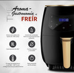 Freidora De Aire Sin Aceite 6 Litros Negra