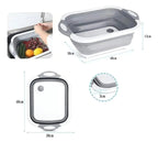 Tabla Para Cortar Plegable 3 en 1 Silicona Plegable