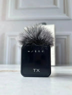 Micrófono Doble Inalambrico Solapa  Reducción De Ruido 3.5 mm Negro