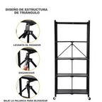 Estante Móvil Carrito Organizador Multiuso Plegable 5 Niveles