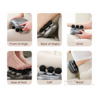 Masajeador Corporal De 6 Cabezas Eléctrico