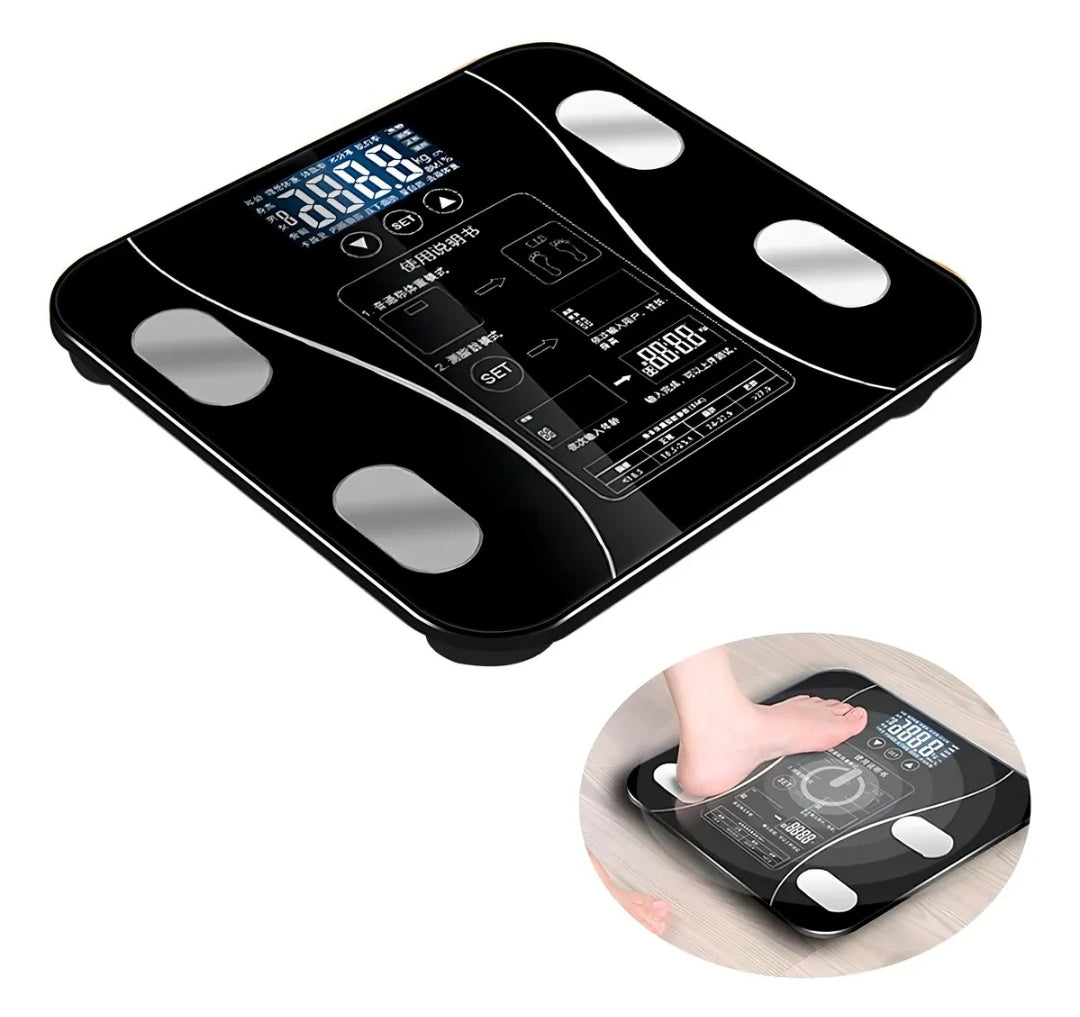 Balanza Pesa Inteligente App Bluetooth Medidora Grasa