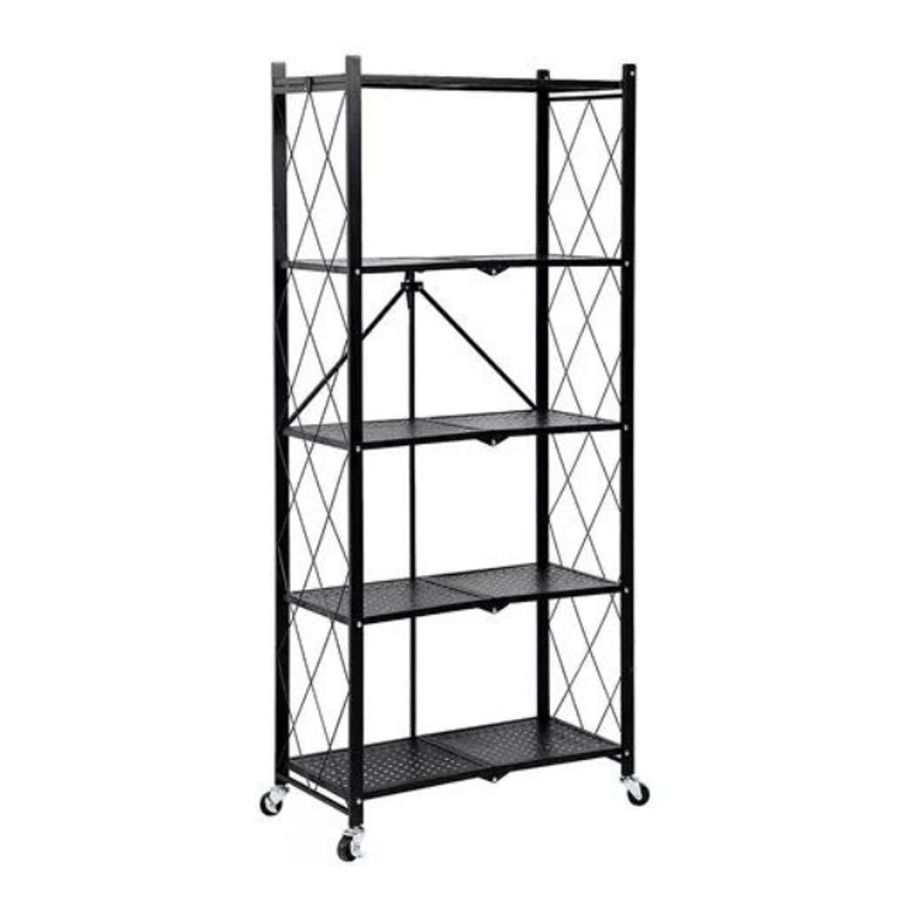 Estante Móvil Carrito Organizador Multiuso Plegable 5 Niveles