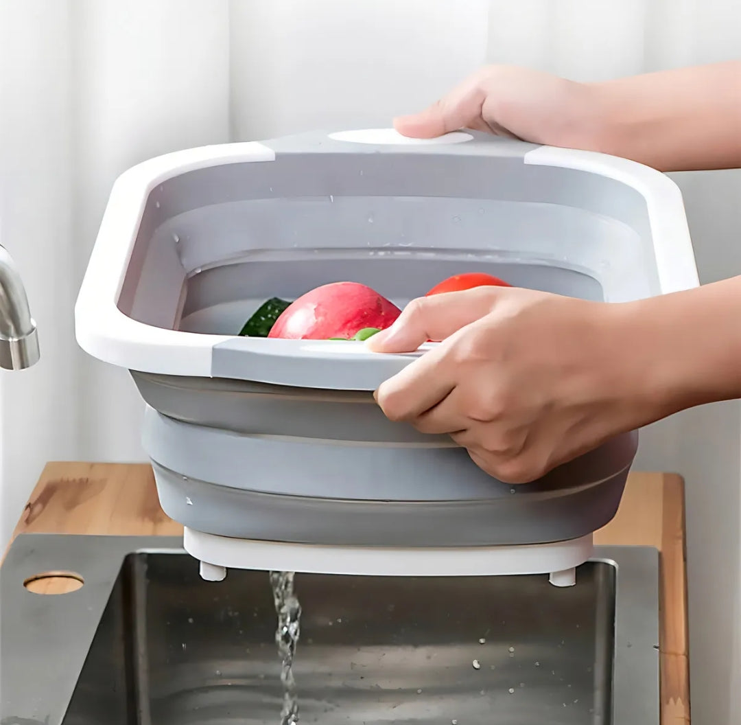 Tabla Para Cortar Plegable 3 en 1 Silicona Plegable