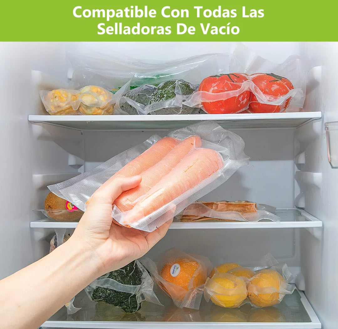 Pack 100 Bolsas Para Sellar Al Vacío 20x25 CM Gruesas