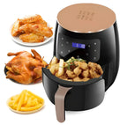 Freidora De Aire Sin Aceite 6 Litros Negra